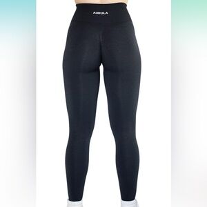 Aurola  Workout Legging for Women Seamless Scrunch Yoga Pants 7/8 Tummy
